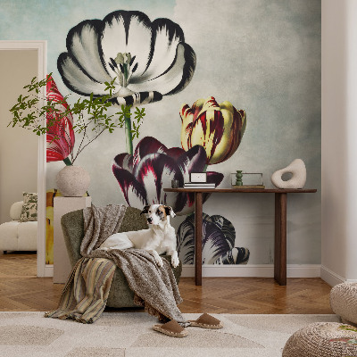 Fototapetas Farverige tulpmedis