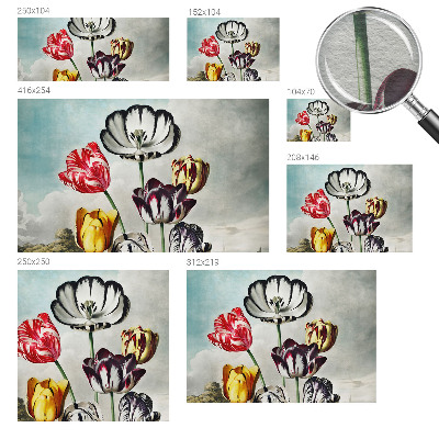 Fototapetas Farverige tulpmedis