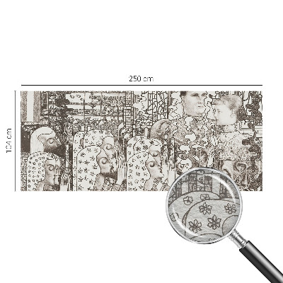 Tapetas Žiedų portretai