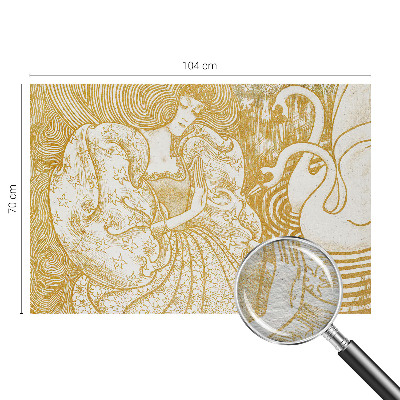 Plaunamas flizelininis fototapetas Moteriška elegancija