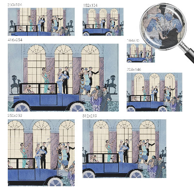 Fototapetas pagal matmenis su Art Deco stiliaus motyvu