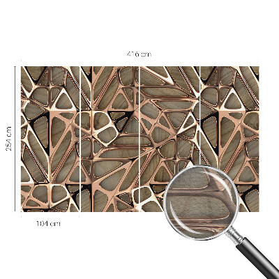 Aukštos kokybės fototapetas su geometriniu piešiniu