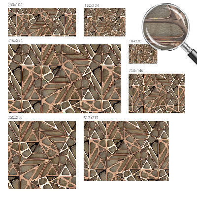 Aukštos kokybės fototapetas su geometriniu piešiniu