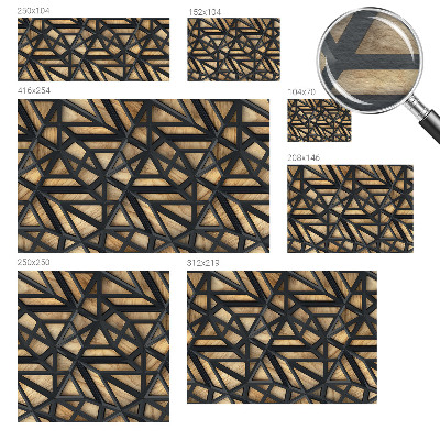 Dekoratyvinis fototapetas Geometriniai įrišimai