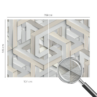 Sienų danga fototapetas Iliustruotasis buvęs