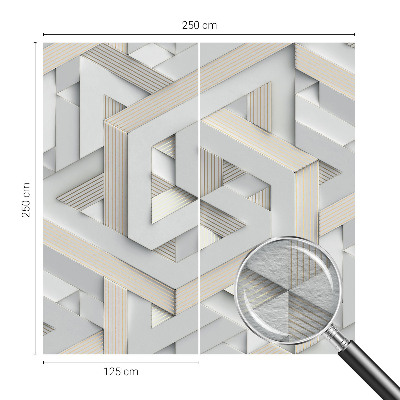 Sienų danga fototapetas Iliustruotasis buvęs