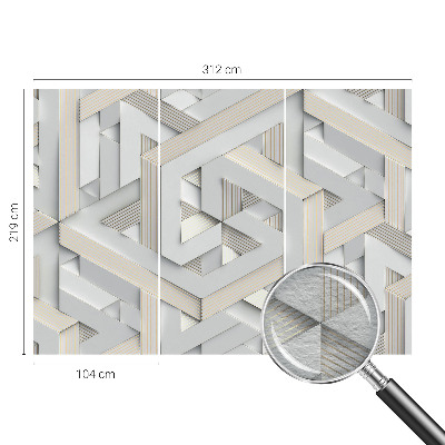 Sienų danga fototapetas Iliustruotasis buvęs