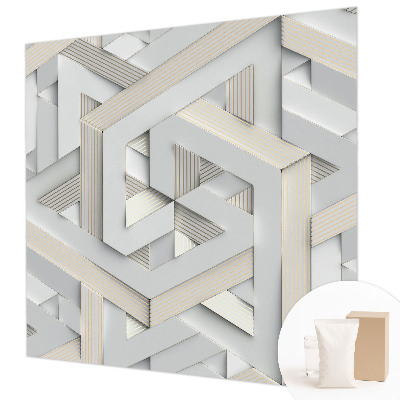 Sienų danga fototapetas Iliustruotasis buvęs