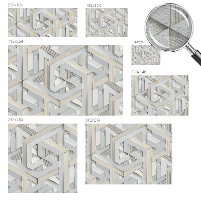 Sienų danga fototapetas Iliustruotasis buvęs