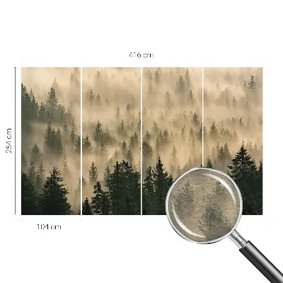 Fototapetas miegamajam su „Skovtåge“ motyvu