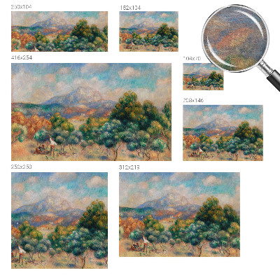 Modernus fototapetas Bjerglandskabas