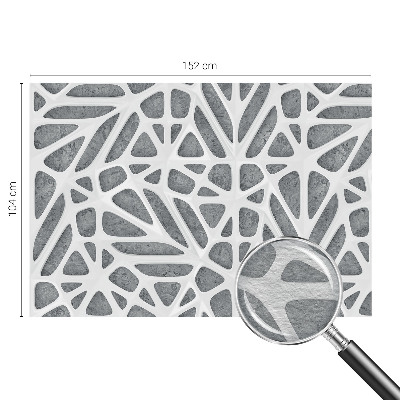 Aukštos kokybės fototapetas su geometriniu tinklu