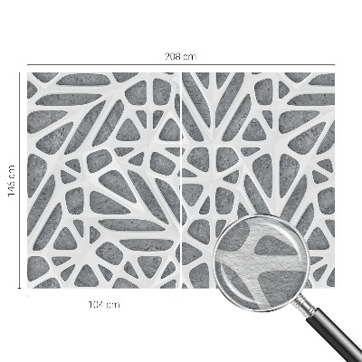 Aukštos kokybės fototapetas su geometriniu tinklu