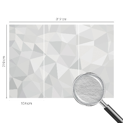 Dekoratyvinis fototapetas Trekanteto mozaika