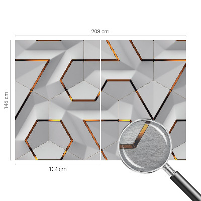 Fototapetas ant sienos su trimatėmis (3D) raštais