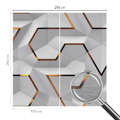 Fototapetas ant sienos su trimatėmis (3D) raštais