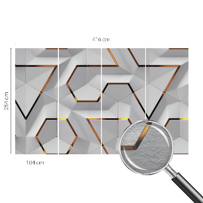 Fototapetas ant sienos Tredimensionelle mønstre