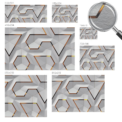 Fototapetas ant sienos Tredimensionelle mønstre