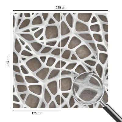Fototapetas pagal matmenis su geometriniu tinklu