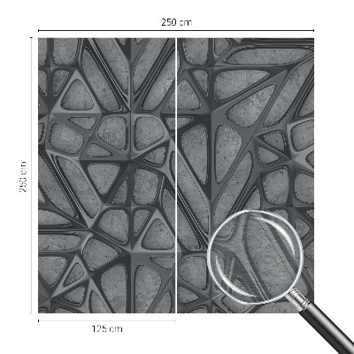 Modernus fototapetas su geometriniu raštu įvairių dydžių