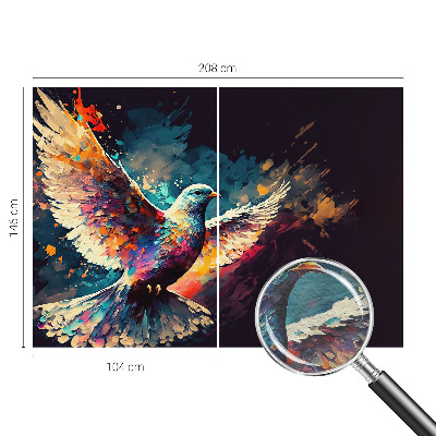 Dekoratyvinis fototapetas Spalvingas fugl