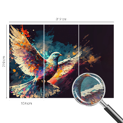 Dekoratyvinis fototapetas Spalvingas fugl