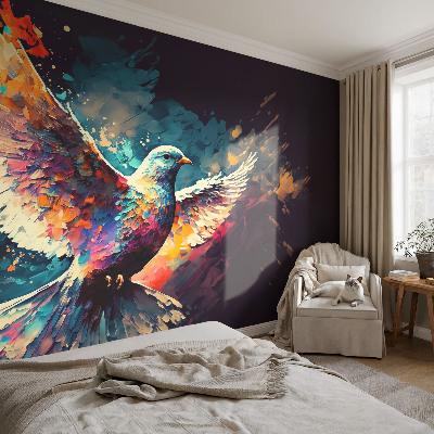 Dekoratyvinis fototapetas Spalvingas fugl