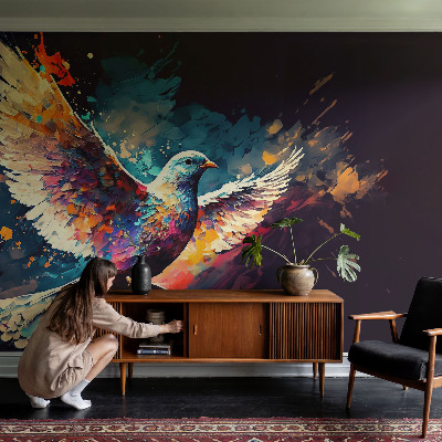 Dekoratyvinis fototapetas Spalvingas fugl