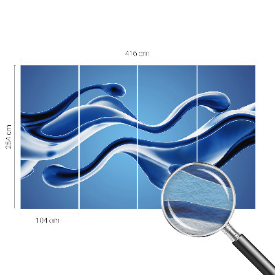 Sienų danga fototapetas Abstraktus leted