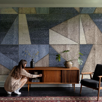 Sienų danga fototapetas Geometriniai dydžiai