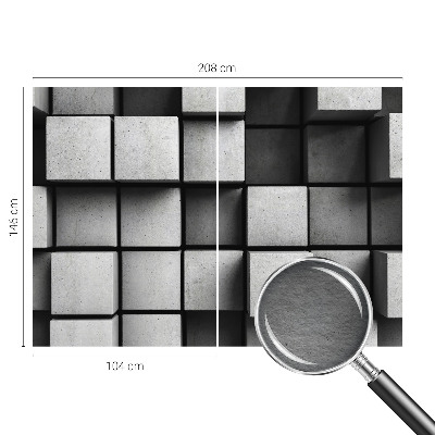 Dekoratyvinis fototapetas su geometriniais brėžiniais