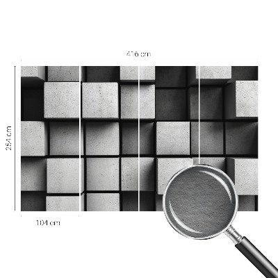 Dekoratyvinis fototapetas su geometriniais brėžiniais