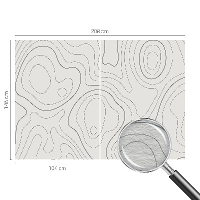 Fototapetas flizelino pagrindu Væskelinjer