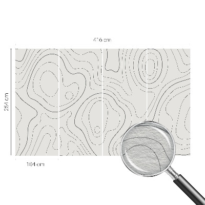 Fototapetas flizelino pagrindu Væskelinjer