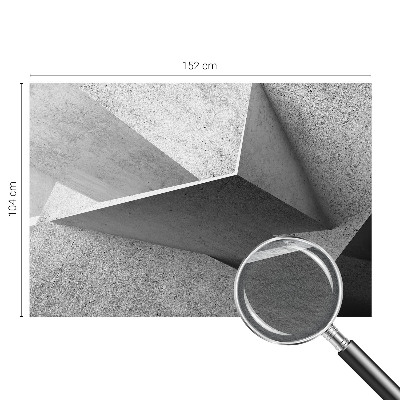 Fototapetas ant sienos su geometrinių konstruktorių motyvais
