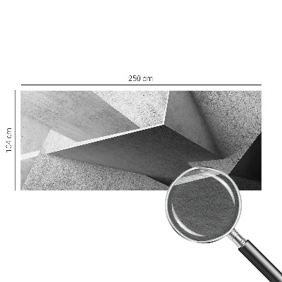 Fototapetas ant sienos su geometrinių konstruktorių motyvais