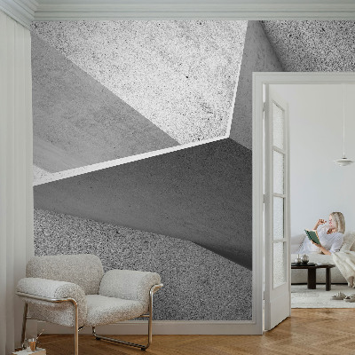 Fototapetas ant sienos su geometrinių konstruktorių motyvais