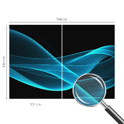 Tapetas Iøjnefaldende bølger