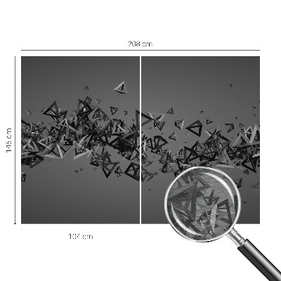 Fototapetas su geometriniu abstrakčiu raštu