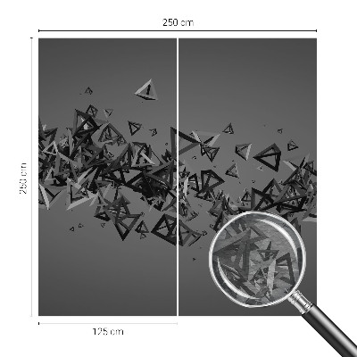 Fototapetas su geometriniu abstrakčiu raštu