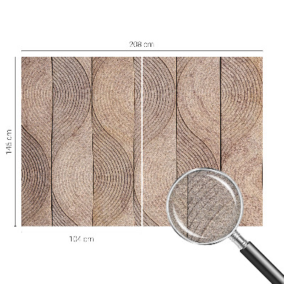 Plaunamas flizelininis fototapetas Medžių krūvos