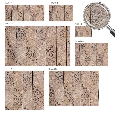 Plaunamas flizelininis fototapetas Medžių krūvos