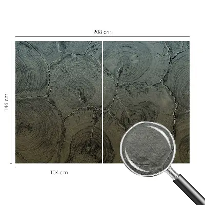 Modernus fototapetas su medžių žiedų motyvu