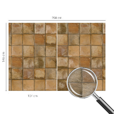 Aukštos kokybės fototapetas Kaimiška mozaika