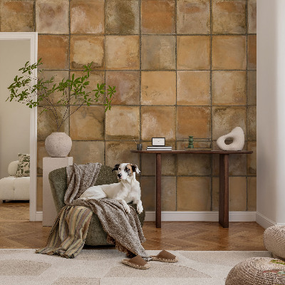 Aukštos kokybės fototapetas Kaimiška mozaika