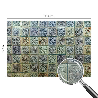 Dekoratyvinis fototapetas su geometriniu flizelių raštu