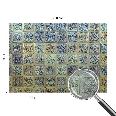 Dekoratyvinis fototapetas su geometriniu flizelių raštu