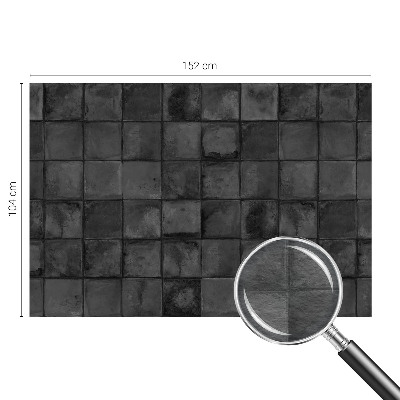 Stilingas fototapetas su pilkų plytelių motyvu