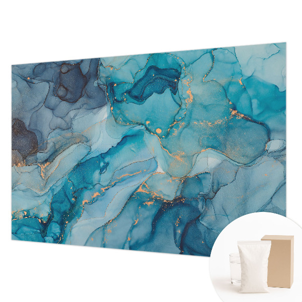 Plaunamas flizelininis fototapetas Mėlyna abstrakcija