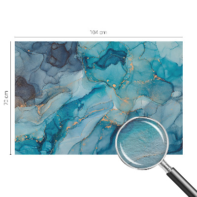 Plaunamas flizelininis fototapetas Mėlyna abstrakcija